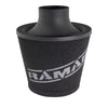 Ramair Large Foam Filter Aluminium Base 80mm (3.1inch) OD Black-Filters-carbonizeduk