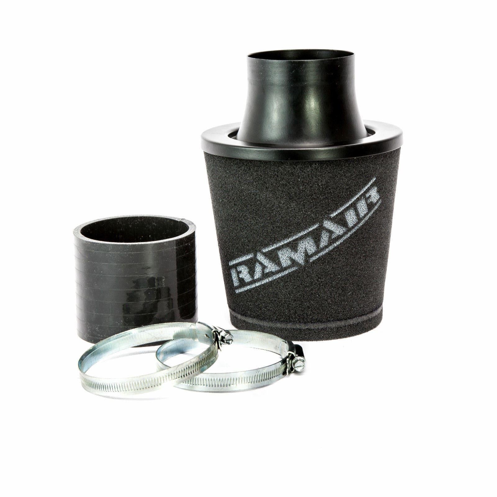 Ramair Foam Jet Stream Small Cone Air Filter 80mm (3.1inch) OD with Silicone Coupling-Filters-carbonizeduk