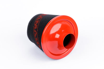 Ramair Foam Jet Stream Large Cone Air Filter 70mm (2.75inch) OD Red-Filters-carbonizeduk