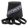 Ramair Foam 70 - 90mm (2.75inch - 3.5inch) ID Neck Polymer Base Neck Cone Air Filter with Reducing Rings-Filters-carbonizeduk