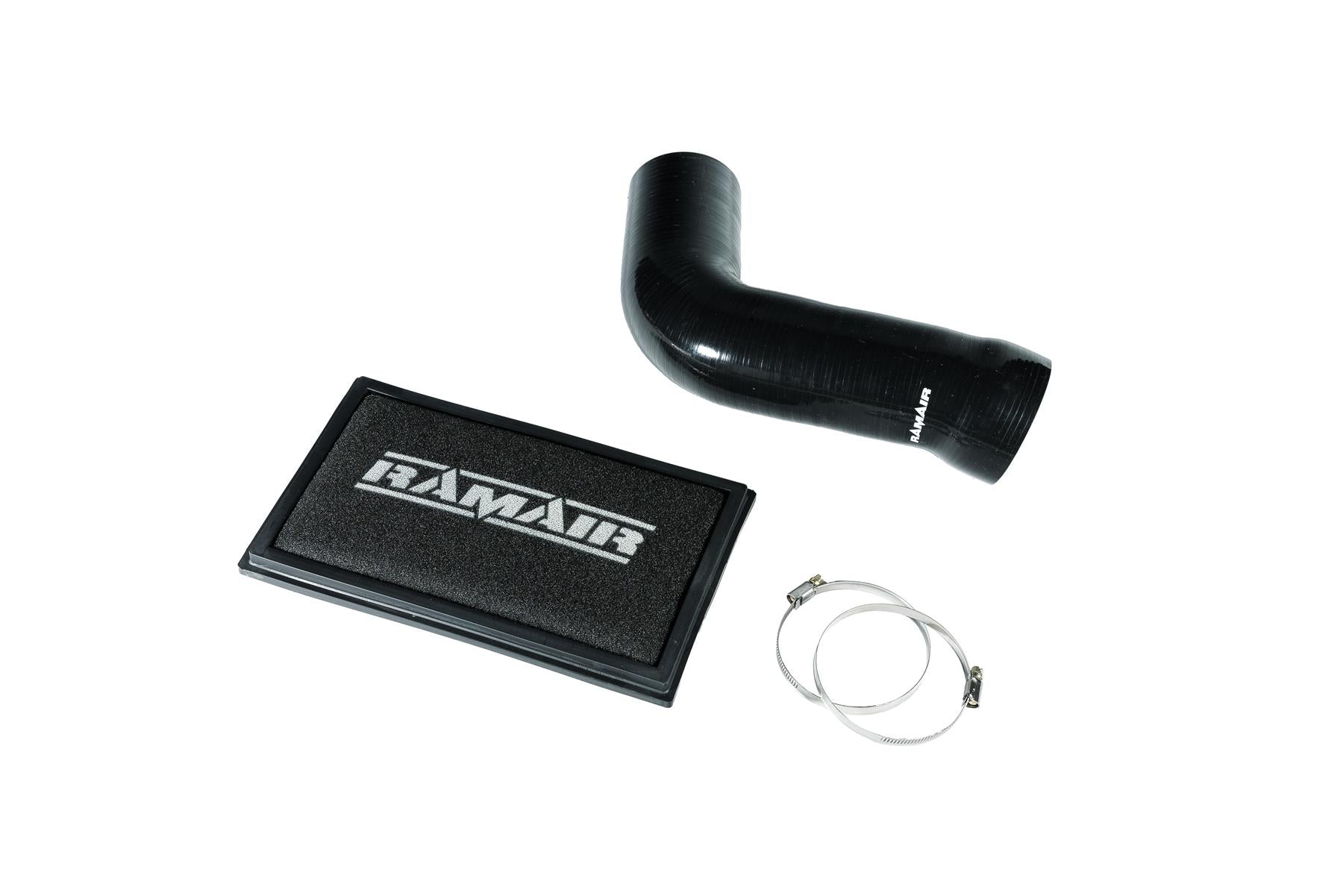 RPF-3129-RIP-BK - Silicone Intake Pipe Hose & Replacement Air Filter - Audi S3 TSI MQB-Filters-carbonizeduk
