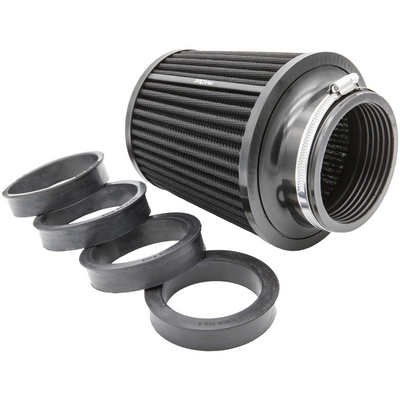 Ramair Pleated Multi Fit Cone Air Filter - 90-70mm (2.75 - 3.5inch)-Filters-carbonizeduk