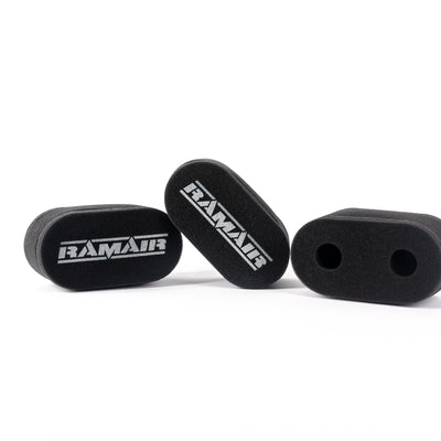 Carb Sock Foam Air Filters Caged 3x 84mm - Medium-Filters-carbonizeduk