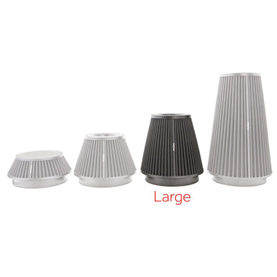 Ramair Pleated Universal Large Cone Air Filter Intake Velocity Stack 70mm (2.75inch) OD-Filters-carbonizeduk