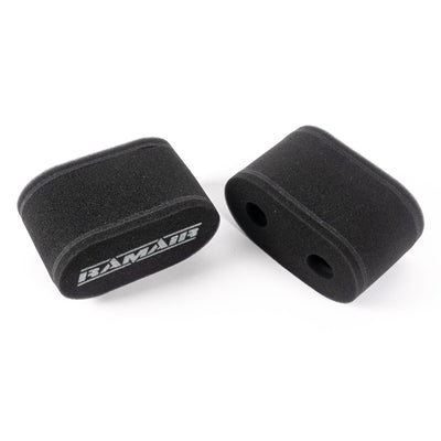MS-017 - 2x Twin Inlet Motorcycle Carb Sock Air Filter-Filters-carbonizeduk