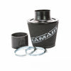 Ramair Large Foam Filter Aluminium Base 100mm (3.9inch) OD Black with Silicone Coupler-Filters-carbonizeduk