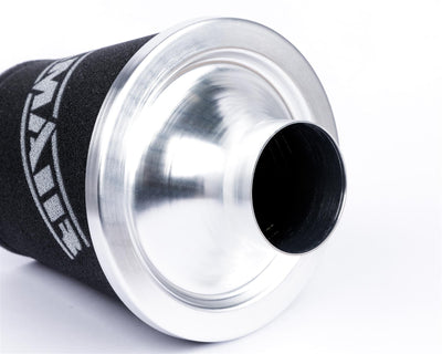Ramair Foam Jet Stream Medium Cone Air Filter 80mm (3.1inch) OD Silver-Filters-carbonizeduk