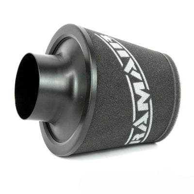 Ramair Large Foam Filter Aluminium Base 100mm (3.9inch) OD Black-Filters-carbonizeduk