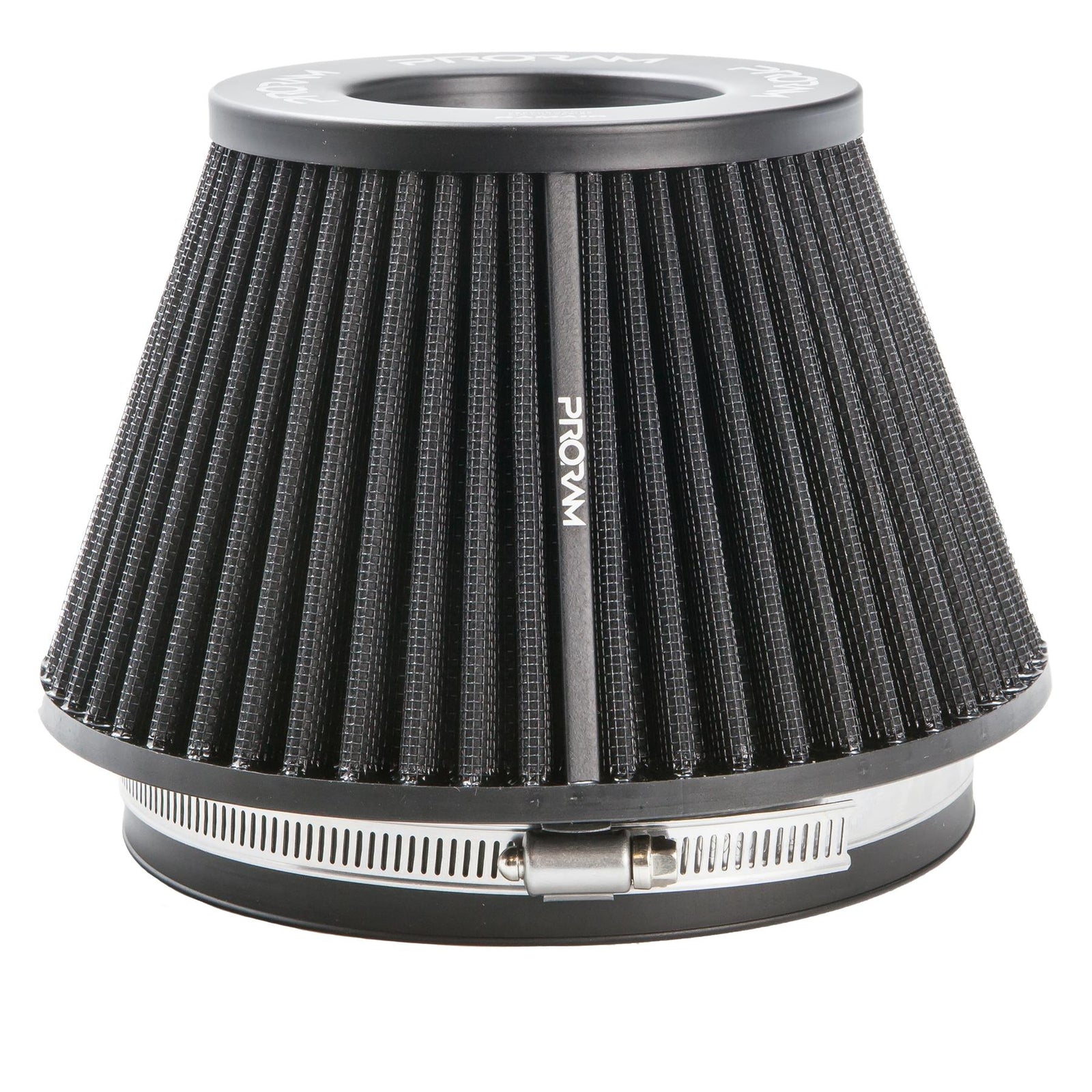 PRORAM 76mm OD Neck Medium Cone Air Filter with Velocity Stack-Filters-carbonizeduk