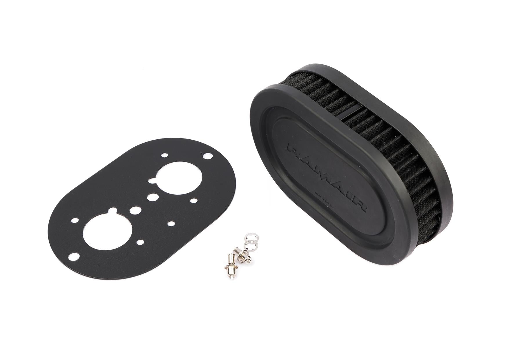 Pleated Carburettor Air Filter Baseplate to fit Weber 40 IDF -40mm Int Height-Filters-carbonizeduk