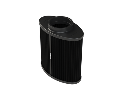 Ramair Pleated Oval Filter - 70mm ID-Filters-carbonizeduk