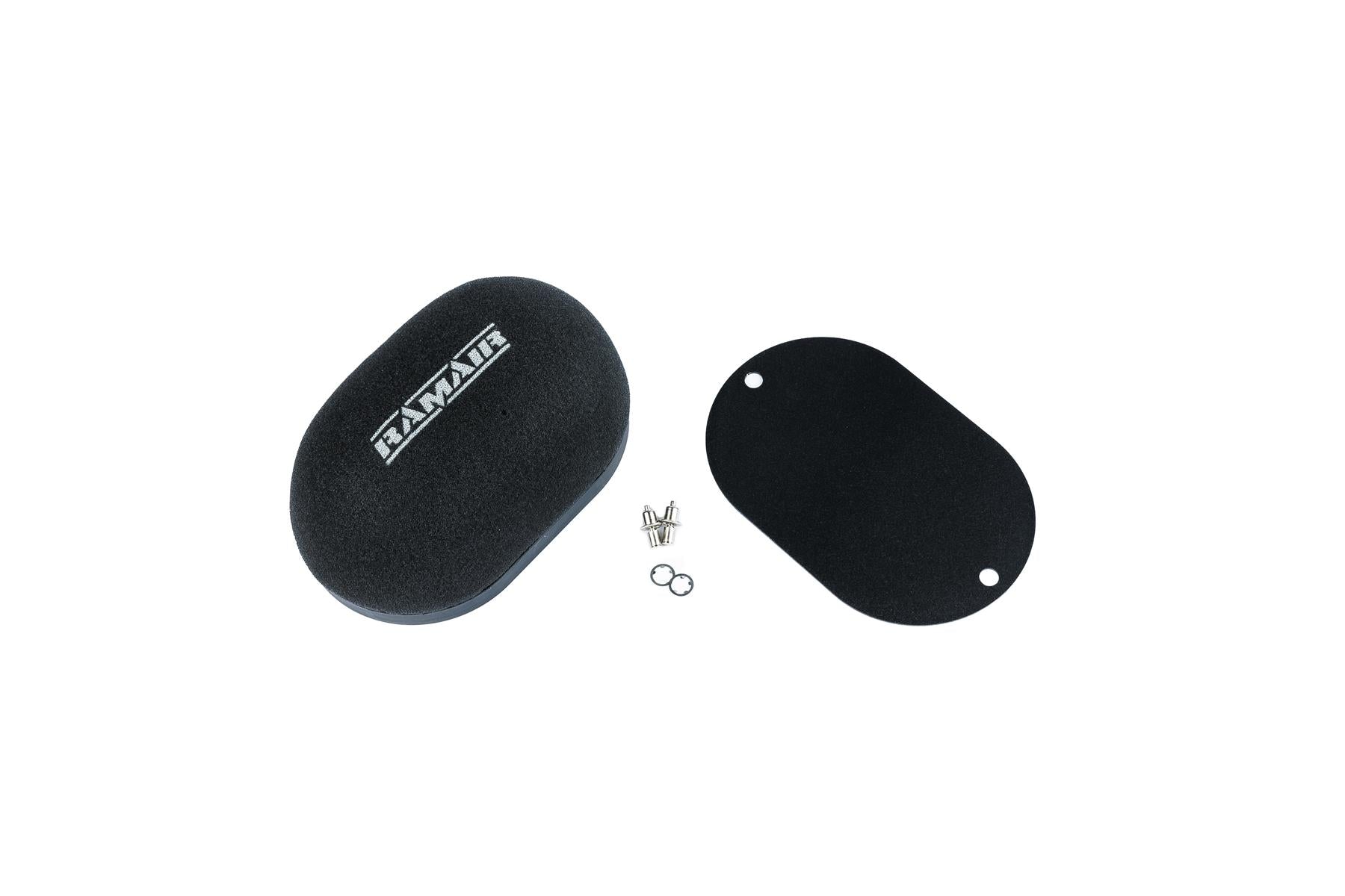 Domed Carb Air Filter & Blank Baseplate - 100mm Internal Height-Filters-carbonizeduk