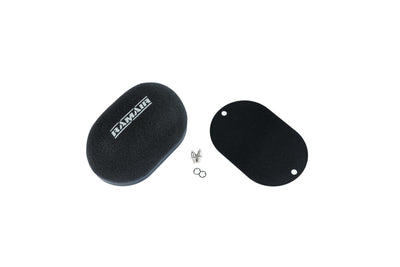 Domed Carb Air Filter & Blank Baseplate - 100mm Internal Height-Filters-carbonizeduk