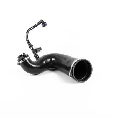 Black Ramair Silicone Air Intake Hose Turbo Inlet Adapter for 1.5 TSI 35 TFSI-Pipework-carbonizeduk