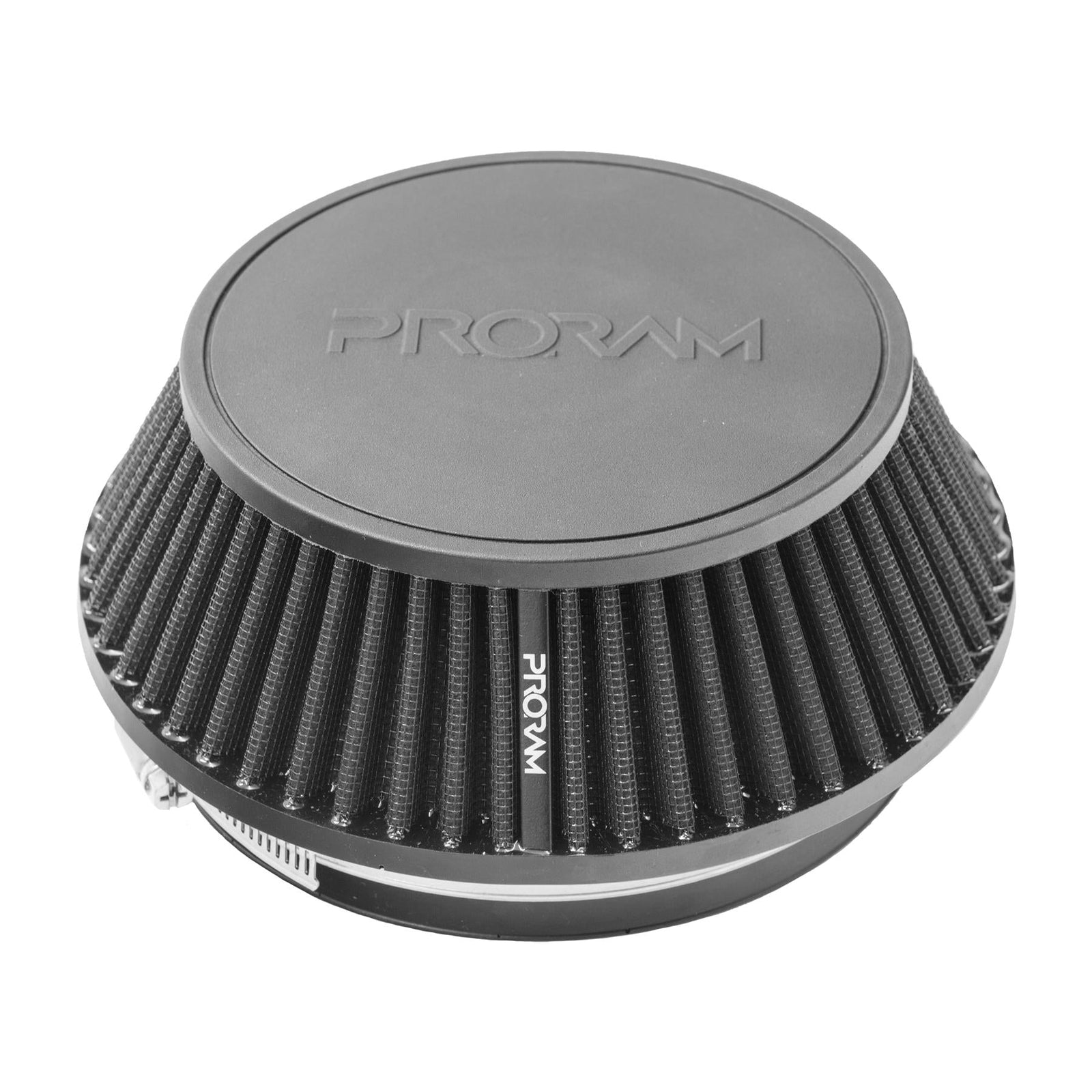 Ramair Pleated 102mm (4inch) ID Neck Small Cone Air Filter with Velocity Stack and Coupling-Filters-carbonizeduk