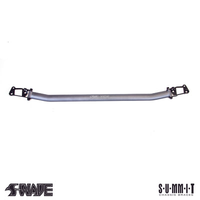 SUMMIT & Swave Graphite Grey Front Upper Strut Brace for Toyota Yaris GR-Toyota-Airtec-carbonizeduk