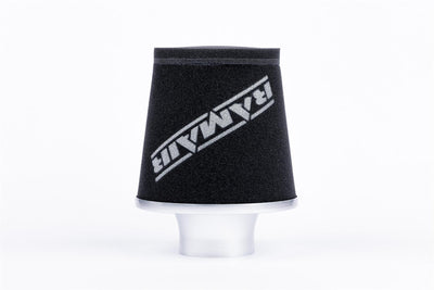 Ramair Foam Performance Universal Cone Small Intake Filter Coupler - 80mm (3.1inch) Silver-Filters-carbonizeduk