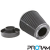 Ramair Pleated Universal Large Cone Air Filter Intake Velocity Stack 70mm (2.75inch) OD-Filters-carbonizeduk