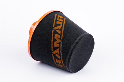 Ramair Large Foam Filter Aluminium Base 100mm (3.9inch) OD Orange-Filters-carbonizeduk