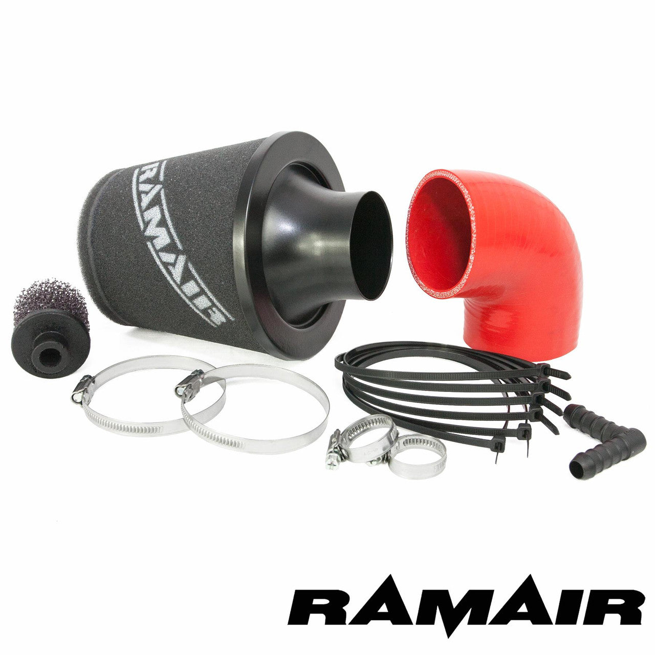 Ramair red Intake Intake Foam Air Filter Kit for Ford Fiesta ST 150 (2.0l)-carbonizeduk