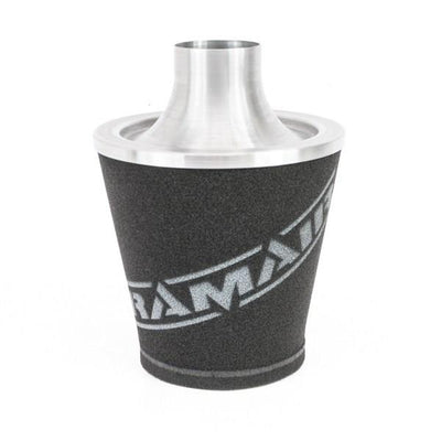 Ramair Foam Performance Universal Cone Air Large Filter Coupler - 90mm (3.5inch) Silver-Filters-carbonizeduk