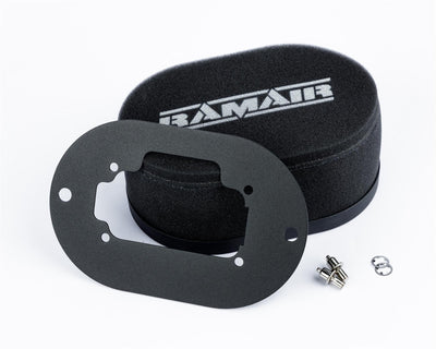 Carburettor Foam Air Filter with Baseplate to fit Weber 32/36 DGV/DGEV, 38 DGAS/DGMS - 100mm Internal Height-Filters-carbonizeduk