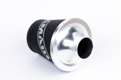 Ramair Foam Jet Stream Medium Cone Air Filter 80mm (3.1inch) OD Silver-Filters-carbonizeduk