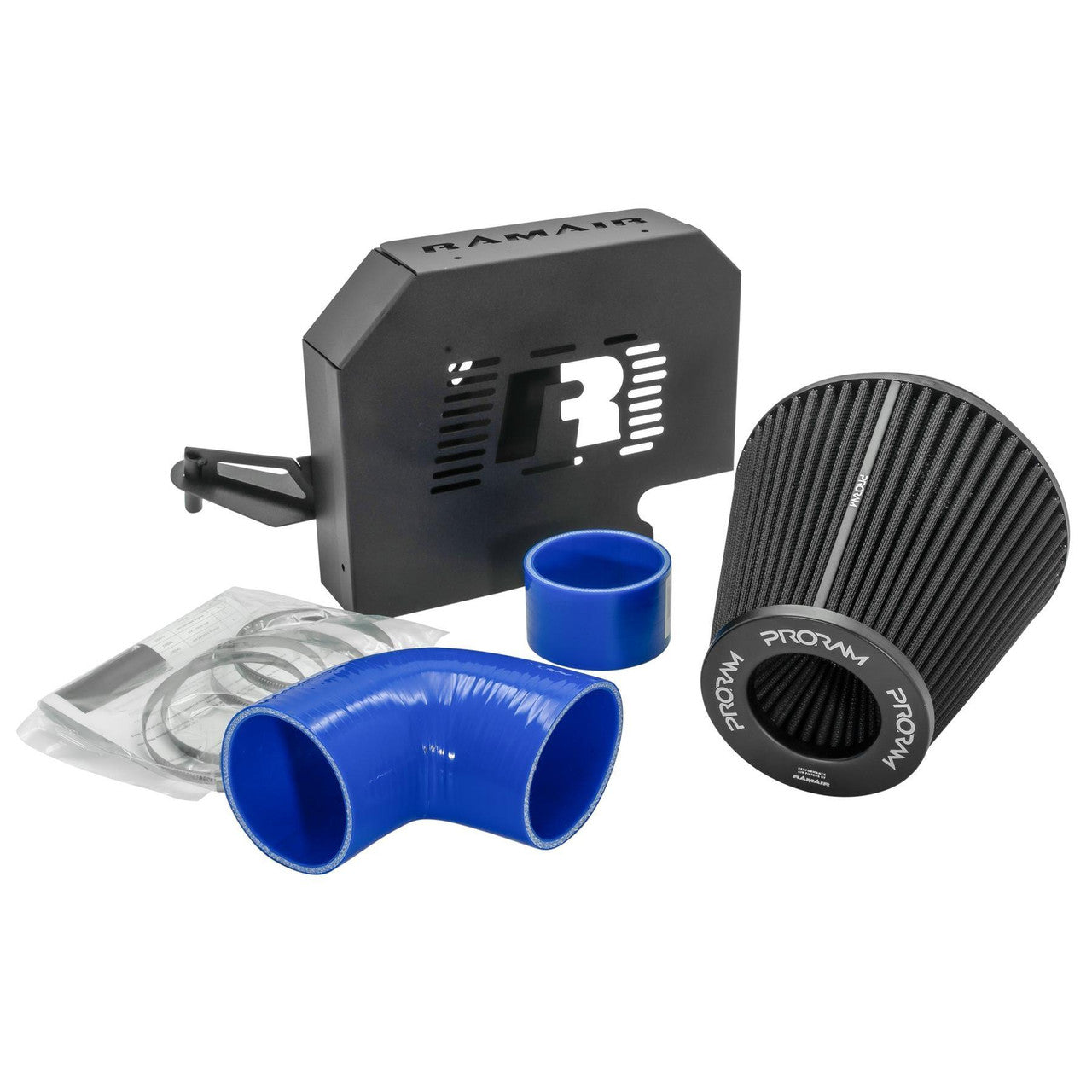PRORAM Performance Induction Kit Blue Focus ST 225 With ECU holder Ramair-induction kit-carbonizeduk