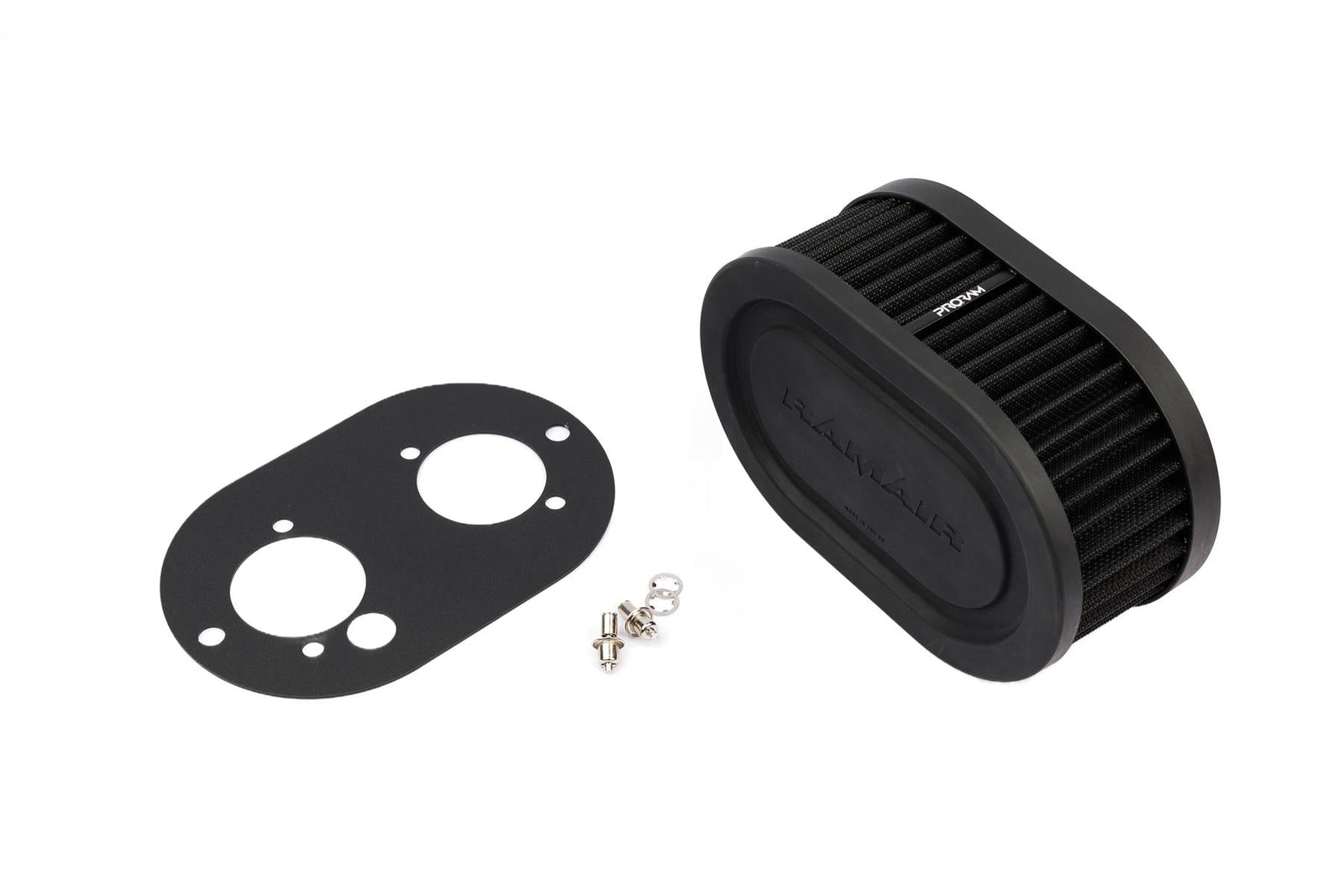 Pleated Carburettor Intake Air Filter Baseplate to fit Dellorto 40 DHLA - 65mm-Filters-carbonizeduk