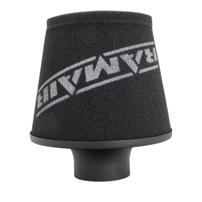 Ramair Large Foam Filter Aluminium Base 80mm (3.1inch) OD Black-Filters-carbonizeduk