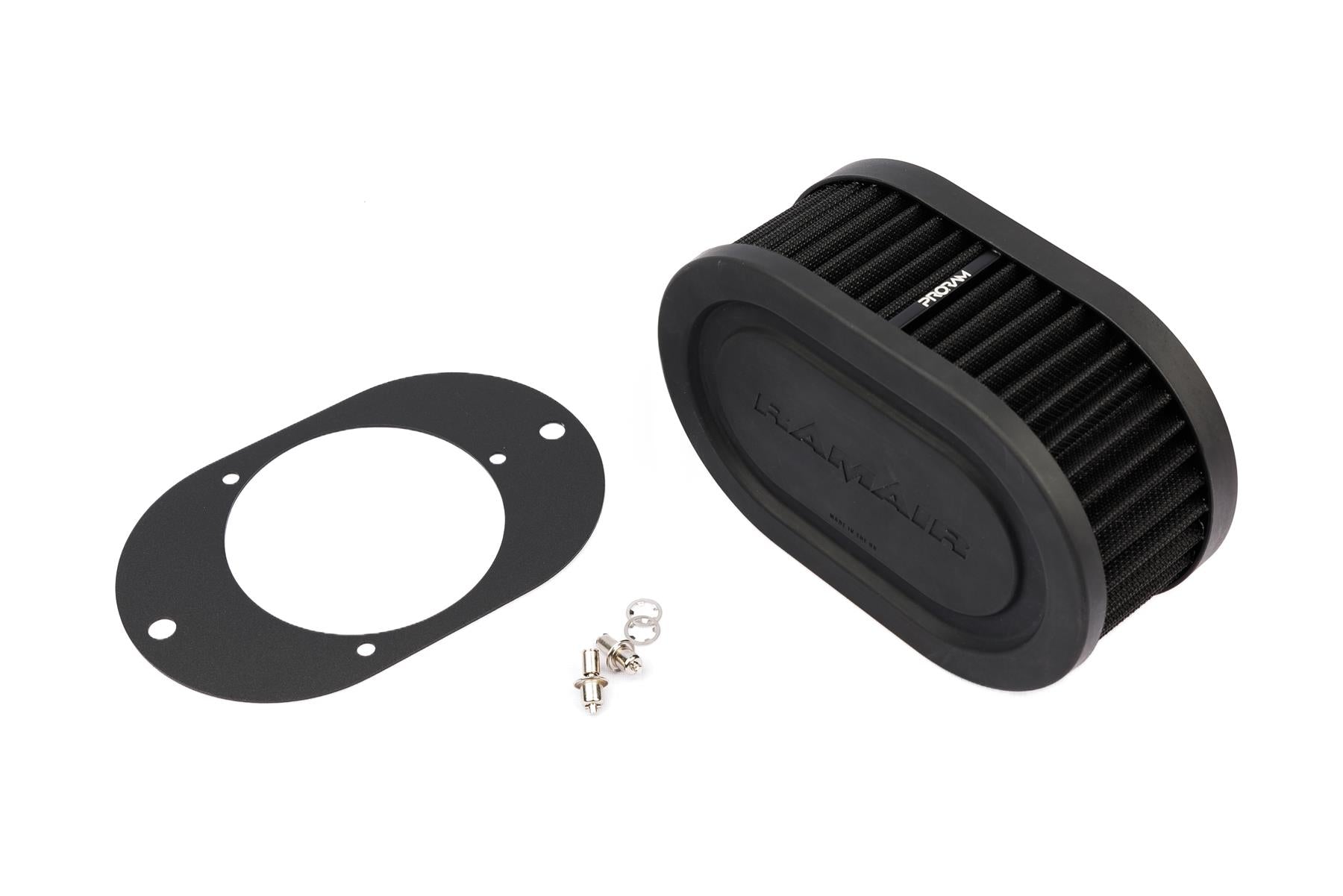 Pleated Carburettor Air Filter Baseplate to fit Weber 23/32 TLD 65mm Int Height-Filters-carbonizeduk