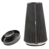 Ramair Pleated 90mm (3.5inch) ID Neck XLarge Cone Air Filter with Velocity Stack and Coupling-Filters-carbonizeduk