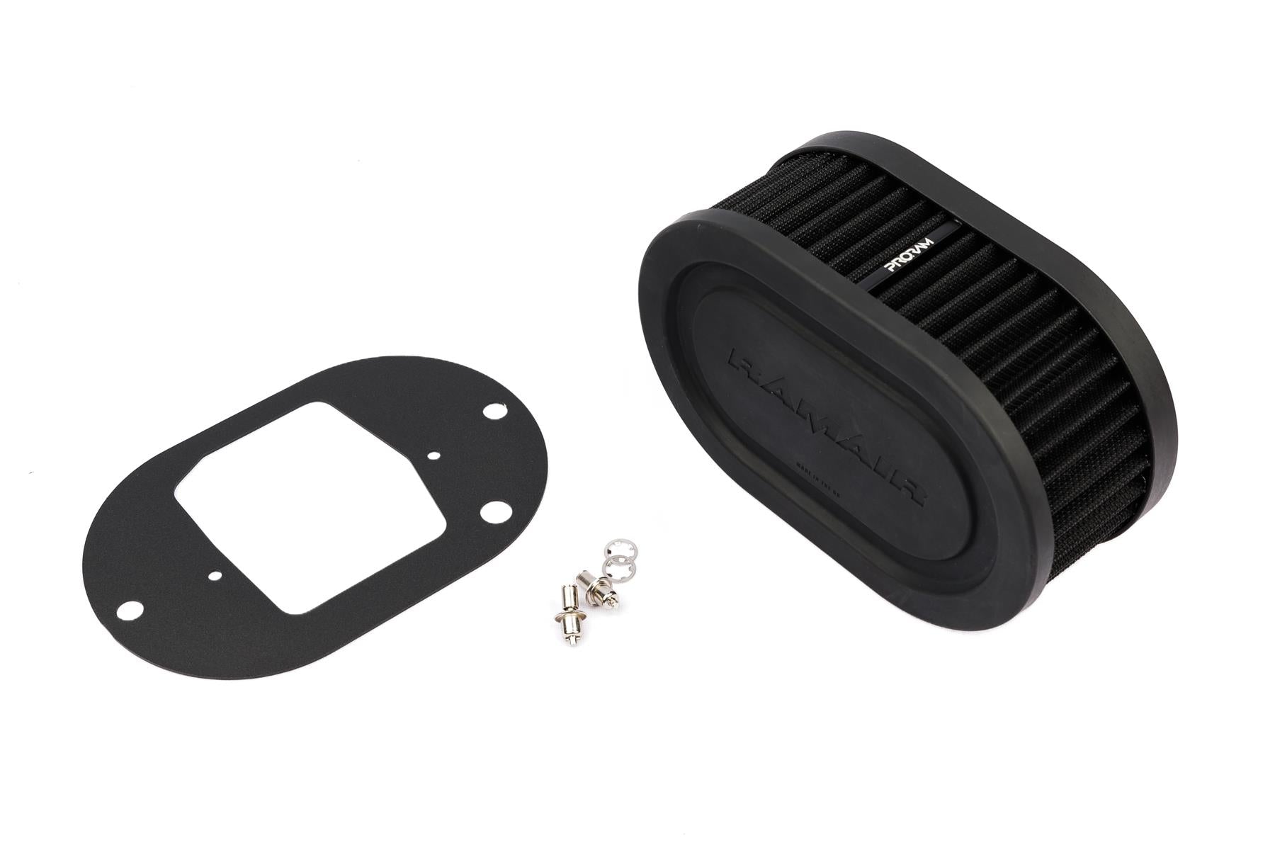 Pleated Carburettor Air Filter Baseplate to fit Weber 32/34 DFT 65mm Int Height-Filters-carbonizeduk