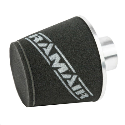 Ramair Large Foam Filter Aluminium Base 80mm (3.1inch) OD SIlver-Filters-carbonizeduk