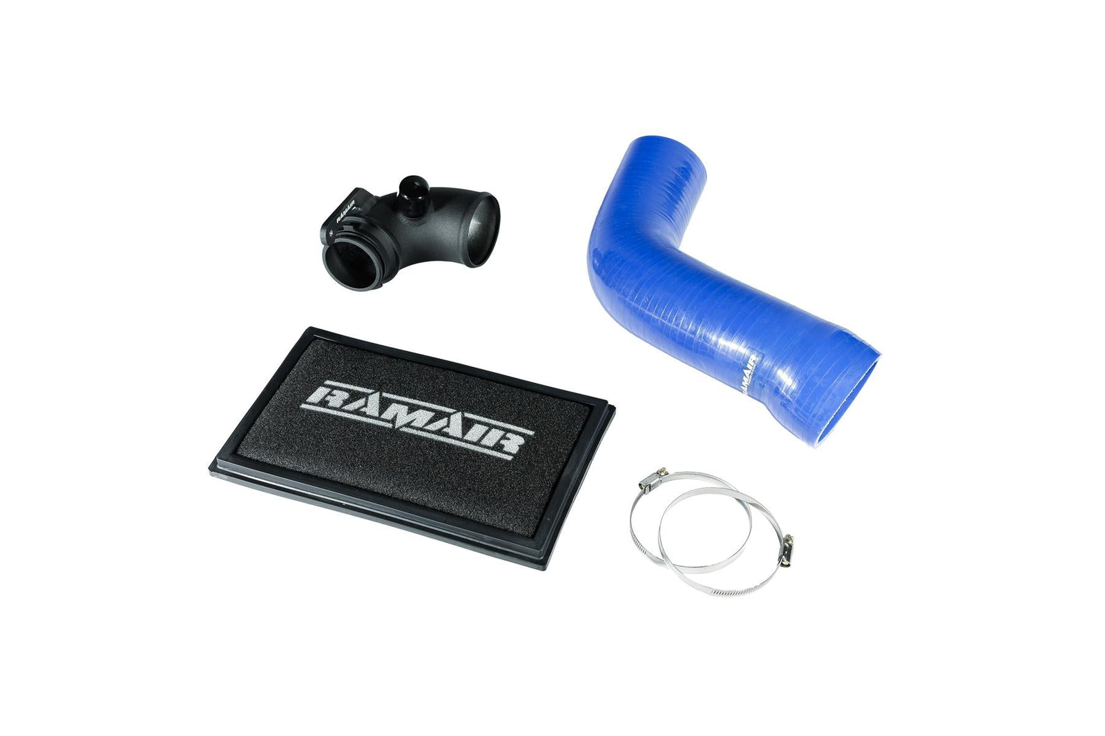 RPF-3129-RIP-BL-TI - Panel Air Filter Intake Pipe Air Hose & Turbo Elbow - A3 S3 TSI MQB-Filters-carbonizeduk