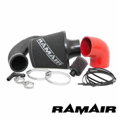 Ramair red Intake Intake Foam Air Filter Kit for Ford Fiesta ST 150 (2.0l)-carbonizeduk