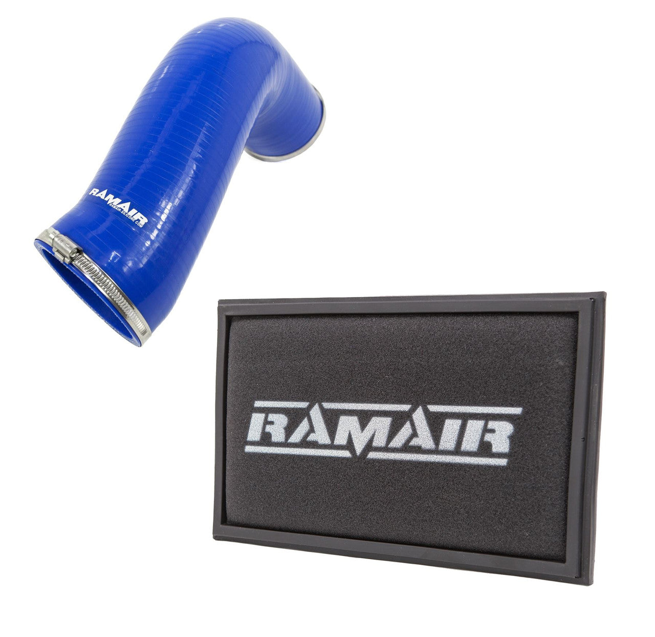 RamAir RPF-3129-RIP-BL - Silicone Intake Pipe Hose & Replacement Air Filter - Audi S3 TSI MQB-intake pipework-carbonizeduk