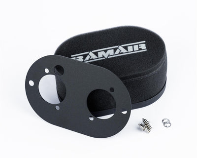 Carburettor Foam Air Filter with Baseplate to fit Dellorto 40 DHLA - 100mm Internal Height-Filters-carbonizeduk