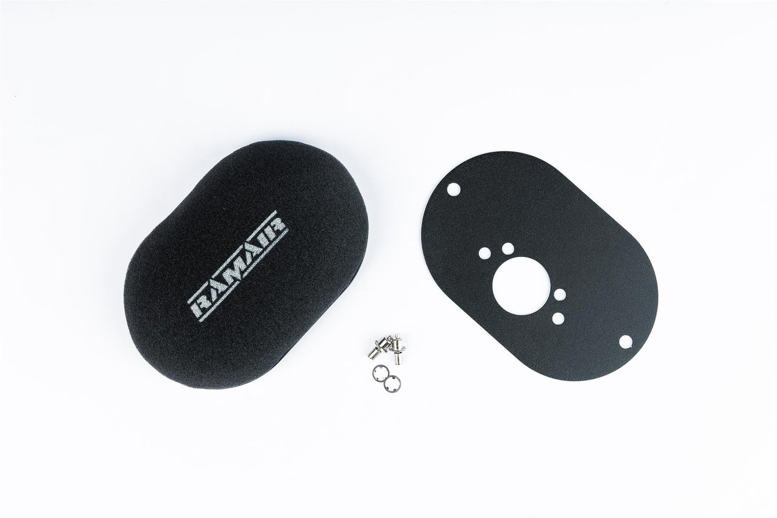 Domed Carb Air Filter & Baseplate to fit SU HS6 (Mini Offset) - 65mm Internal Height-Filters-carbonizeduk