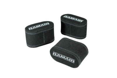 Carb Sock Foam Air Filters 3x 115mm - Tall-Filters-carbonizeduk