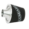 Ramair Large Foam Filter Aluminium Base 80mm (3.1inch) OD SIlver-Filters-carbonizeduk