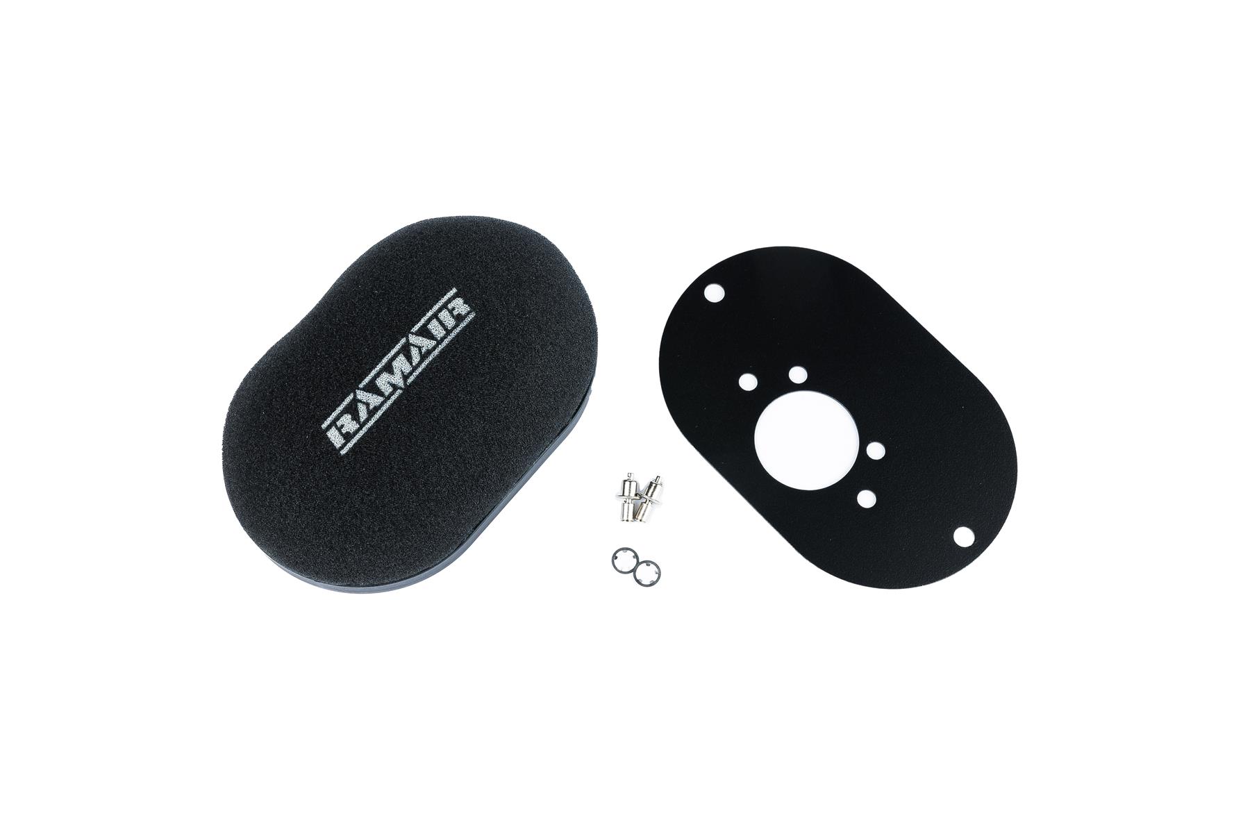 Domed Carb Air Filter & Baseplate to fit SU HIF6, HIF44 1.7in - 40mm Internal Height-Filters-carbonizeduk