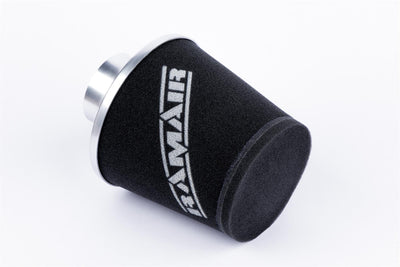 Ramair Foam Jet Stream Small Cone Air Filter 90mm (3.5inch) OD Silver-Filters-carbonizeduk