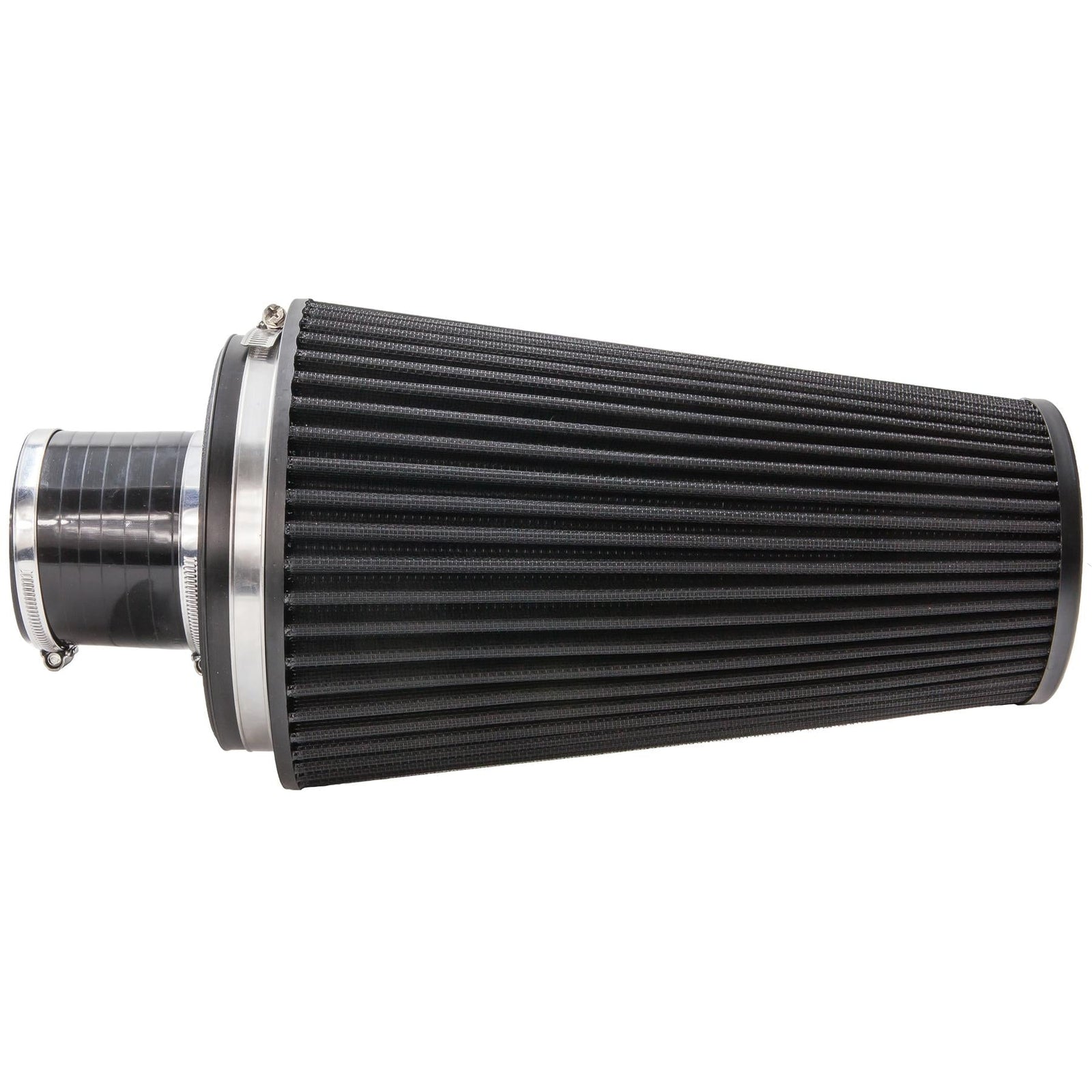 Ramair Pleated 90mm (3.5inch) ID Neck XLarge Cone Air Filter with Velocity Stack and Coupling-Filters-carbonizeduk