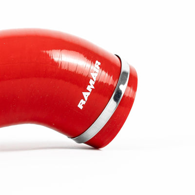 Red Ramair Silicone Intake Hose for VW MK8 Golf GTi - 245bhp 2.0 TSI Only-Pipework-carbonizeduk