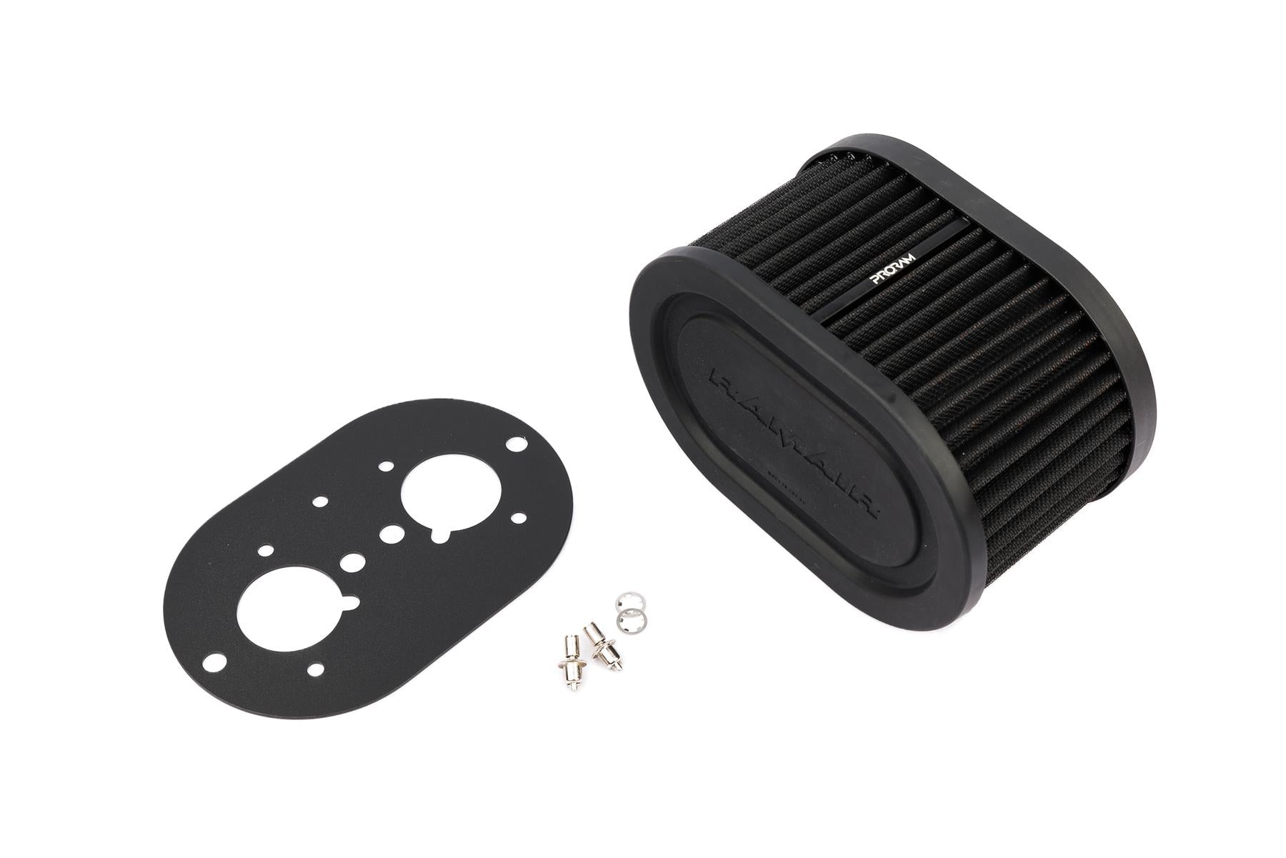 Pleated Carburettor Air Filter Baseplate to fit Weber 40 IDF - 100mm Int Height-Filters-carbonizeduk