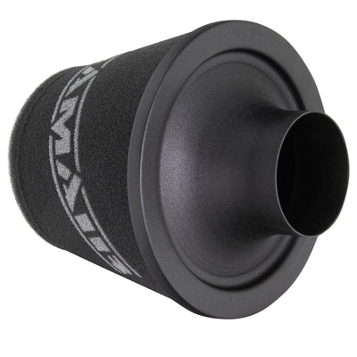 Ramair Large Foam Filter Aluminium Base 80mm (3.1inch) OD Black-Filters-carbonizeduk