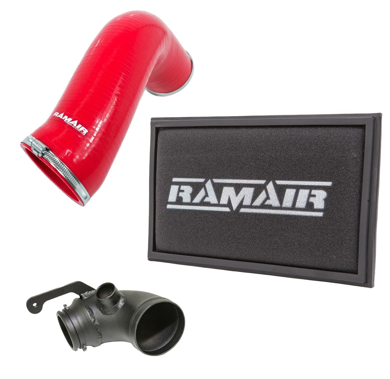 RPF-3129-RIP-RD-TI - Panel Air Filter Intake Pipe Air Hose & Turbo Elbow - A3 S3 TSI MQB-Filters-carbonizeduk