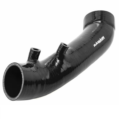 Honda Civic Type R FN2 Black Silicone Intake Hose-Pipework-carbonizeduk