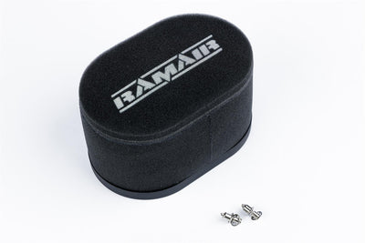 Carburettor Foam Air Filter with Baseplate to fit Dellorto 40 DHLA - 100mm Internal Height-Filters-carbonizeduk